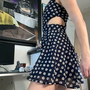 Women’s dress with cutouts